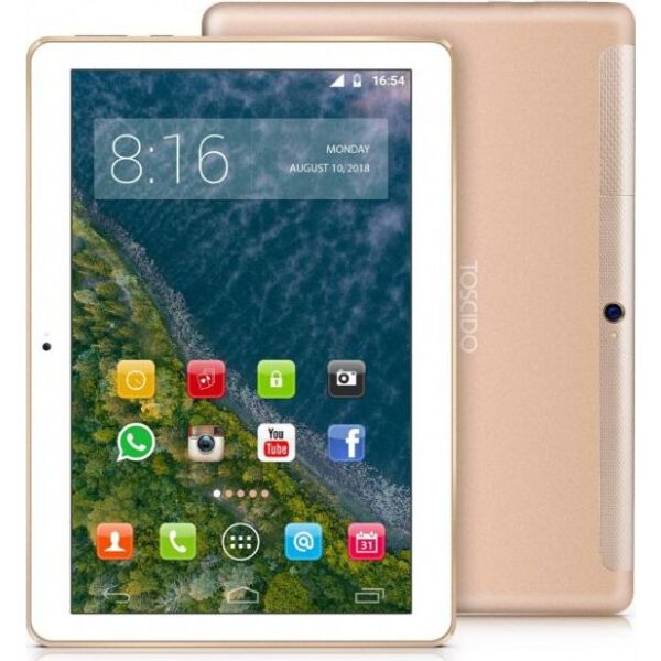 

Планшет Toskido W109 10.1”IPS Android 7.0 4G LTE 2/32Gb Metal Gold