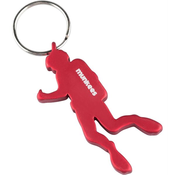 

Munkees 3524 брелок-открывашка Diver red