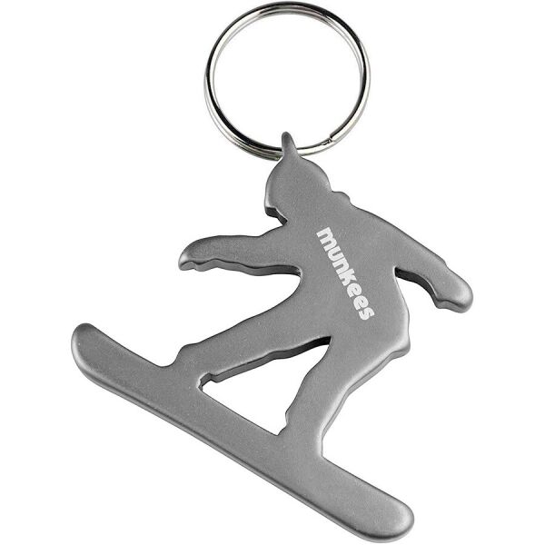 

Munkees 3495 брелок-открывашка Snowboarder grey
