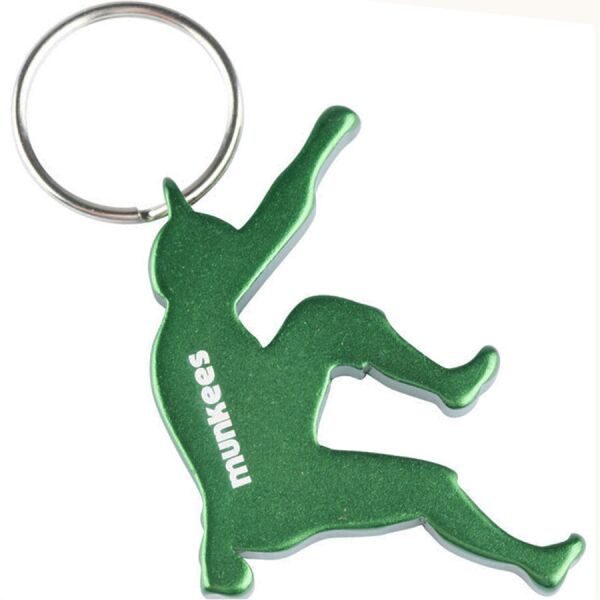 

Munkees 3493 брелок-открывашка Free Climber green