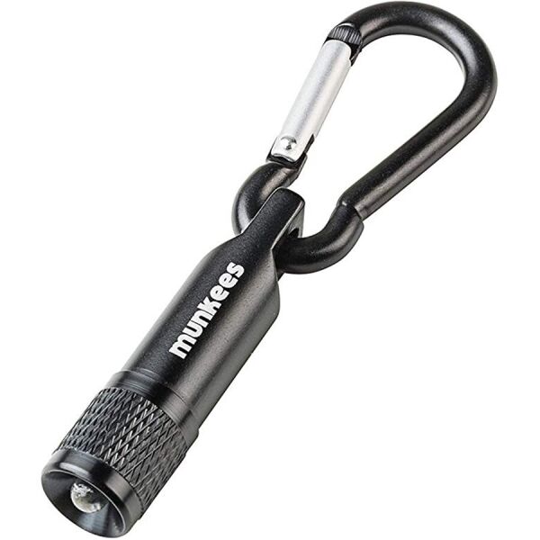 

Munkees 1076 брелок-фонарик LED with Carabiner black
