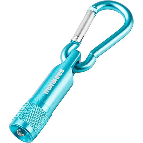 

Munkees 1076 брелок-фонарик LED with Carabiner blue