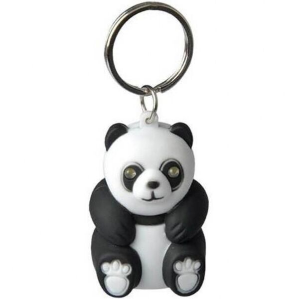 

Munkees 1103 брелок-фонарик Panda LED black-white