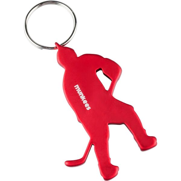 

Munkees 3497 брелок-открывашка Icehockey Player red