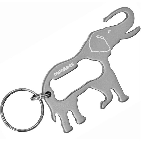 

Munkees 3437 брелок-открывашка Elephant grey