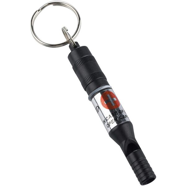

Munkees 3385 брелок-свисток Emergency Whistle black
