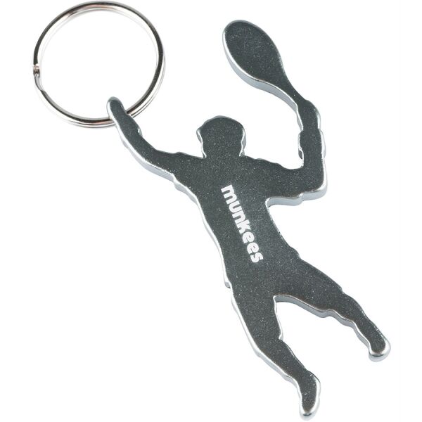 

Munkees 3492 брелок-открывашка Tennis Player grey