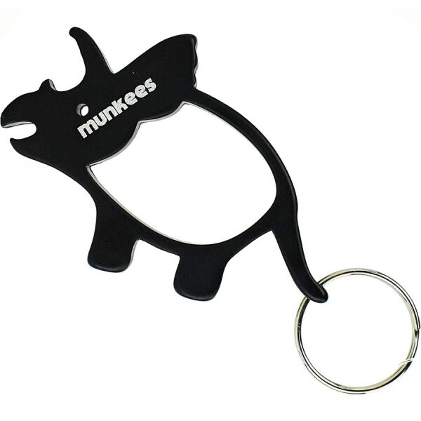

Munkees 3474 брелок-открывашка Triceratops black