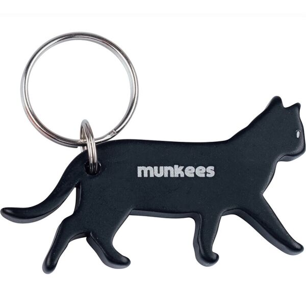 

Munkees 3460 брелок-открывашка Cat black