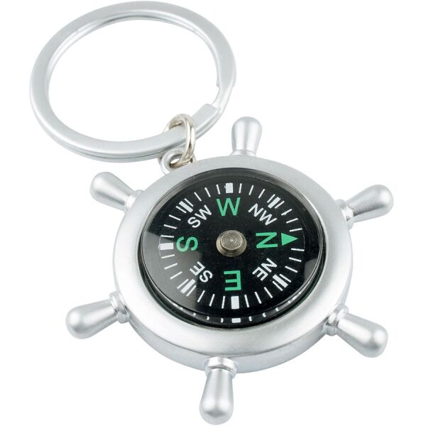 

Munkees 3156 брелок-компас Rudder Compass steel