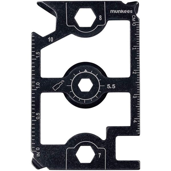 

Munkees 2540 брелок-мультиинструмент Tool Football Field black