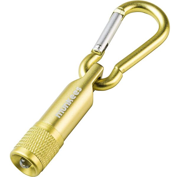 

Munkees 1076 брелок-фонарик LED with Carabiner green