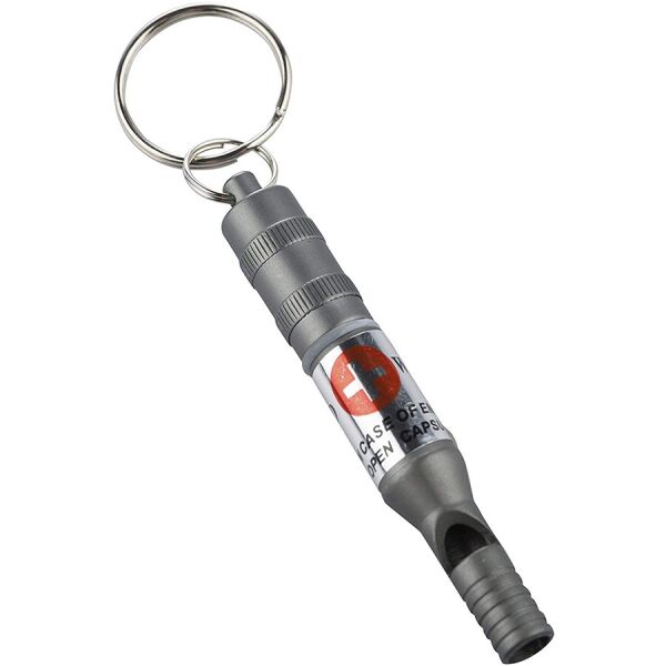 

Munkees 3385 брелок-свисток Emergency Whistle grey