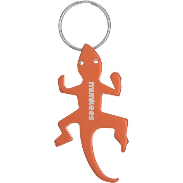 

Munkees 3411 брелок-открывашка Lizard orange