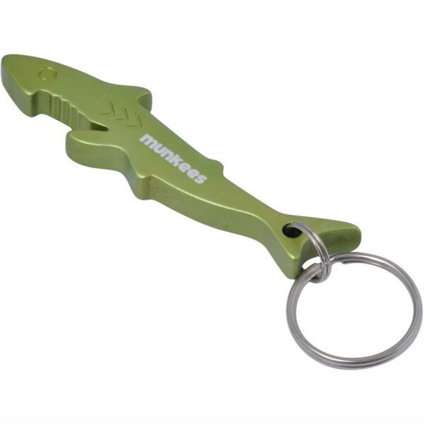 

Munkees 3412 брелок-открывашка Shark green