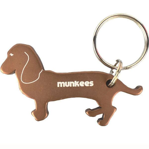 

Munkees 3452 брелок-открывашка Dachshund brown