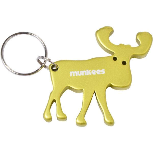 

Munkees 3473 брелок-открывашка Moose yellow