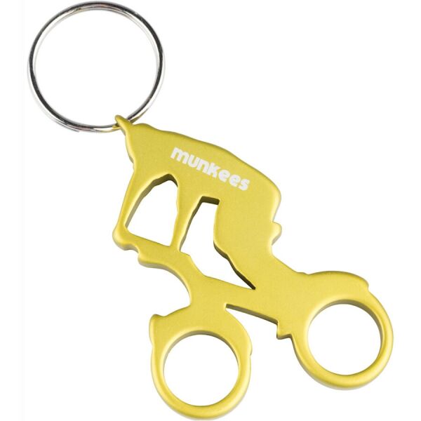 Munkees 3527 брелок-открывашка Biker yellow