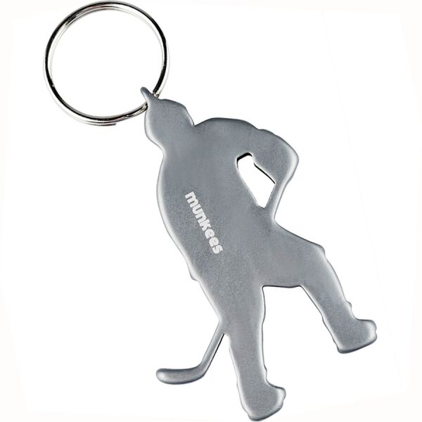 

Munkees 3497 брелок-открывашка Icehockey Player grey