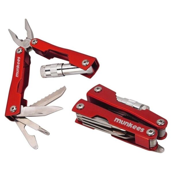 

Брелок-мультиинструмент Munkees 2569 SS Multi Tool Starlight red