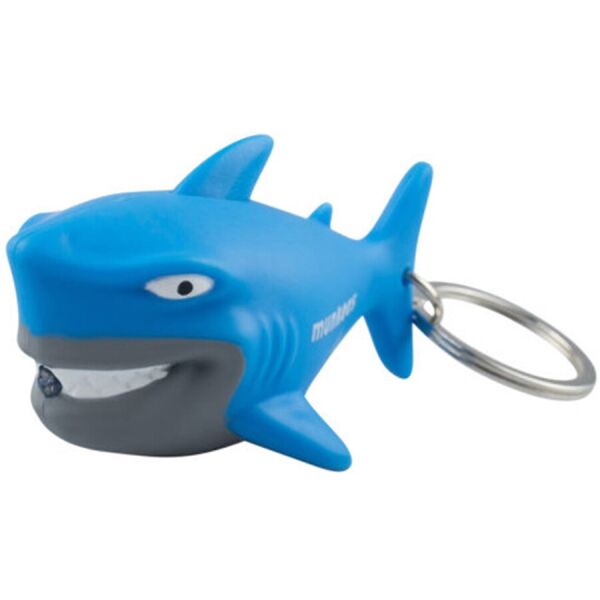 

Munkees 1107 брелок-фонарик Shark LED blue