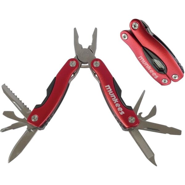 

Munkees 2572 брелок-мультиинструмент SS Multi Tool Red red