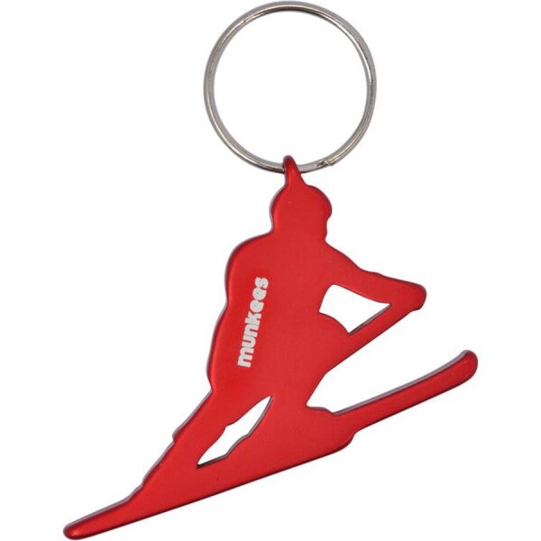

Munkees 3496 брелок-открывашка Skier red
