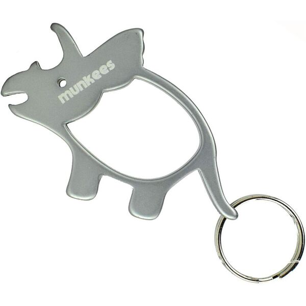 

Munkees 3474 брелок-открывашка Triceratops grey