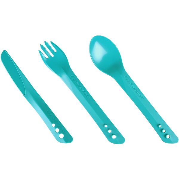 

Lifeventure вилка, ложка, нож Ellipse Cutlery teal