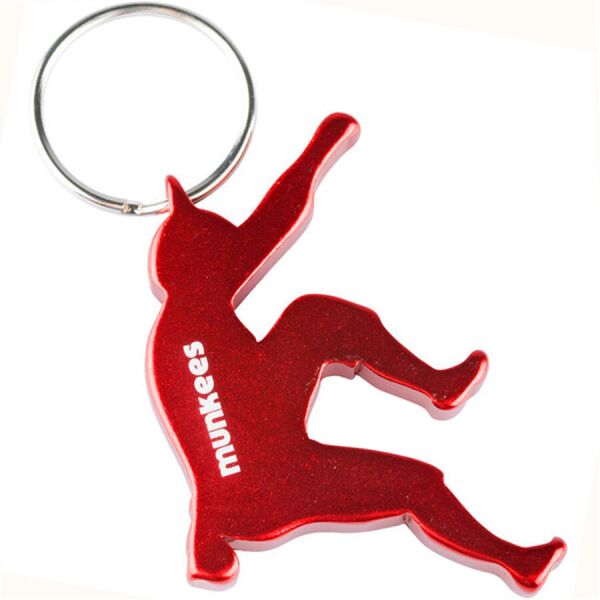 

Munkees 3493 брелок-открывашка Free Climber red