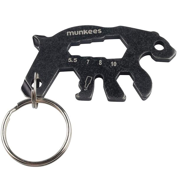 

Munkees 2536 брелок-мультиинструмент Tool Bear black