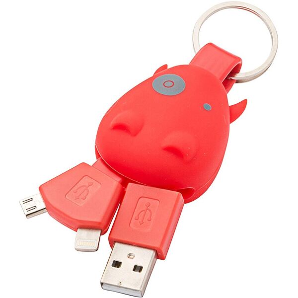 

Munkees 3700 брелок-зарядка Smart Charger red