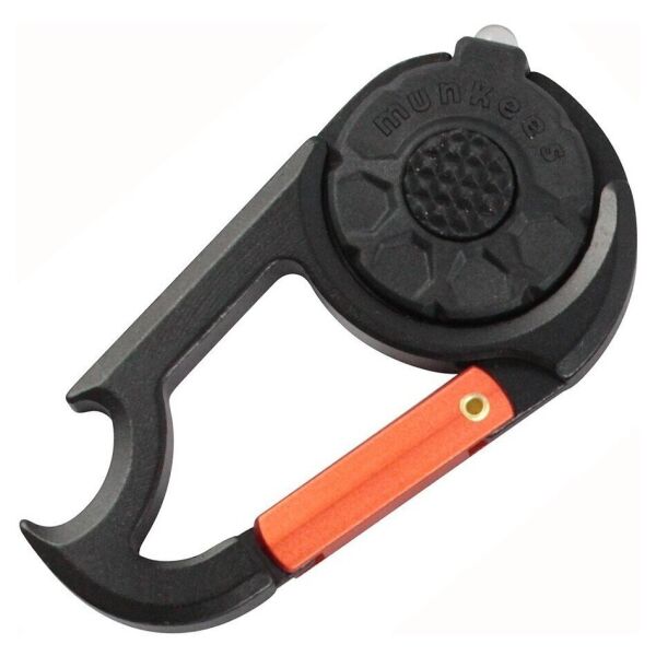 

Брелок-фонарик Munkees 1089 Carabiner LED with Bottle Opener NEW black