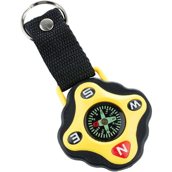 

Munkees 3155 брелок-компас Key Fod Compass black-yellow