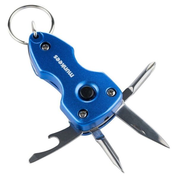 

Брелок-мультиинструмент Munkees 2567 Led Light Multi Tool blue