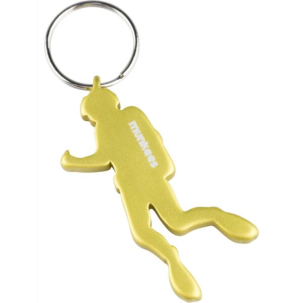 

Munkees 3524 брелок-открывашка Diver yellow