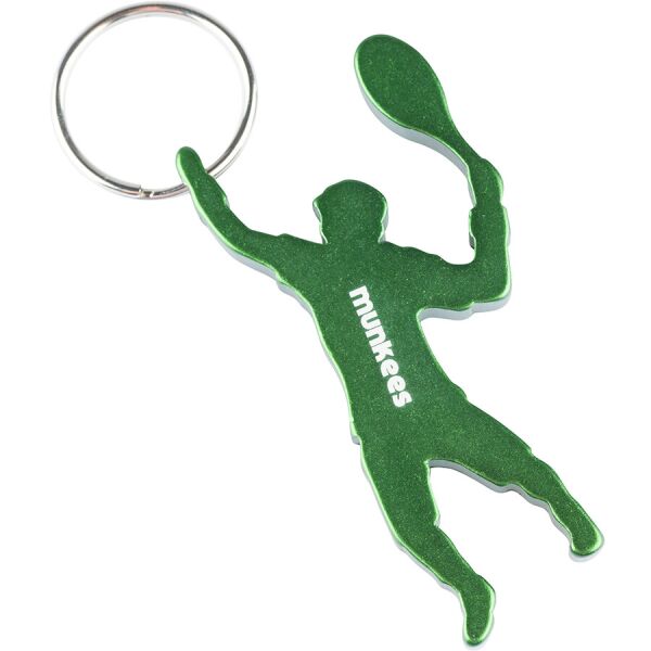 

Munkees 3492 брелок-открывашка Tennis Player green