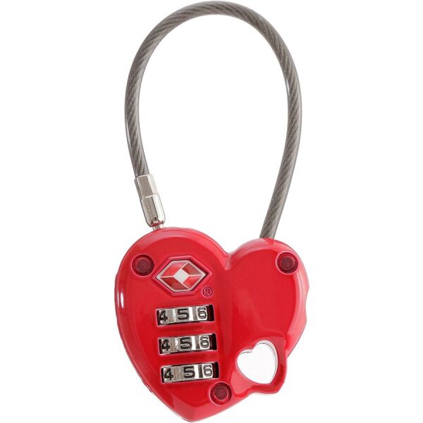 

Munkees 3606 брелок-замок TSA Combi Lock Heart red