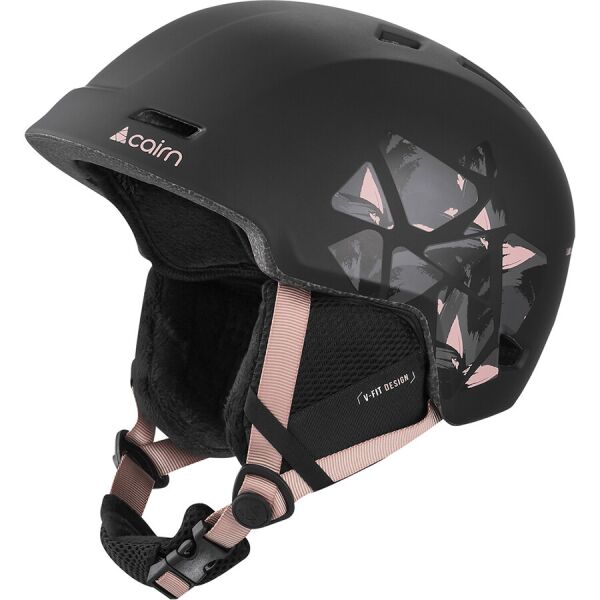 

Cairn шлем Meteor black powder-pink leaf 57-58