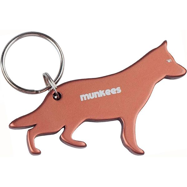 

Munkees 3454 брелок-открывашка German Shepherd brown