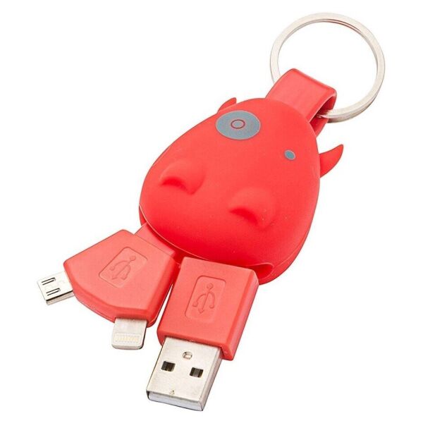 

Брелок-зарядка Munkees 3700 Smart Charger red