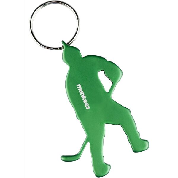 

Munkees 3497 брелок-открывашка Icehockey Player green