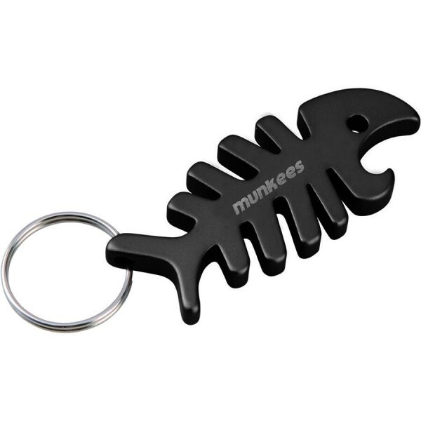 

Munkees 3428 брелок-открывашка Fish Bone black