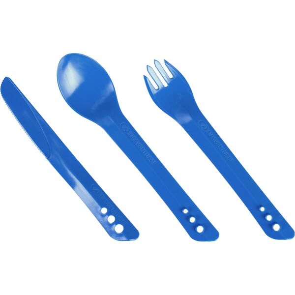 

Lifeventure вилка, ложка, нож Ellipse Cutlery blue