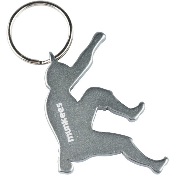 

Munkees 3493 брелок-открывашка Free Climber grey