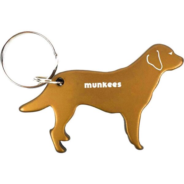 

Munkees 3455 брелок-открывашка Labrador orange