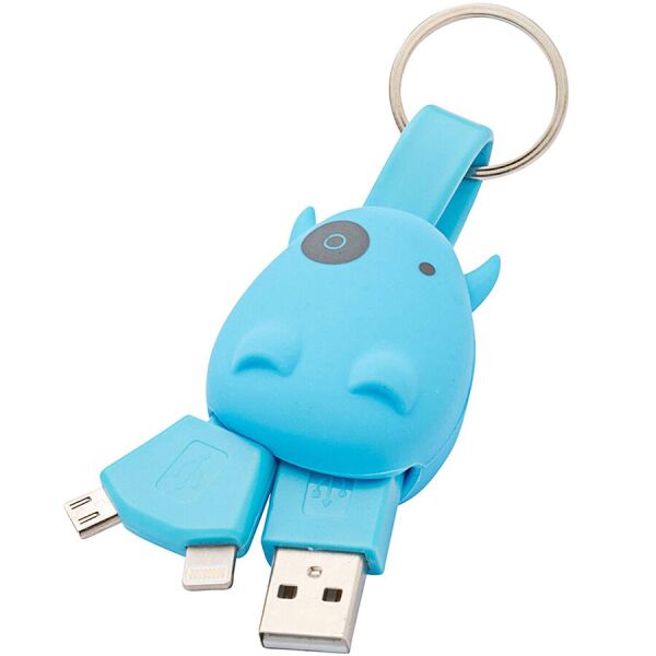 

Munkees 3700 брелок-зарядка Smart Charger blue