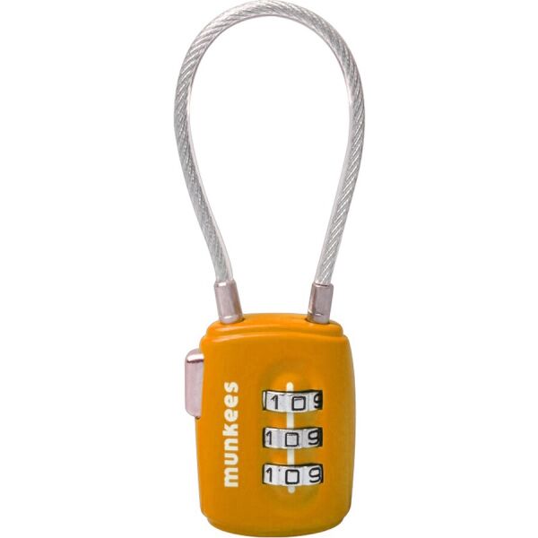 

Munkees 3608 брелок-замок Cable Combi Lock orange