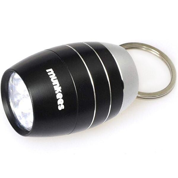 

Munkees 1082 брелок-фонарик Cask shape 6-LED light black