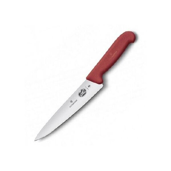 

Ніж кухонний Victorinox Fibrox Carving обробний 19 см червоний